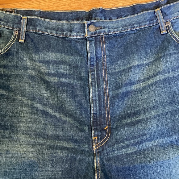 Men’s Levi 569 blue jean denim shorts size 52 - Picture 2 of 9